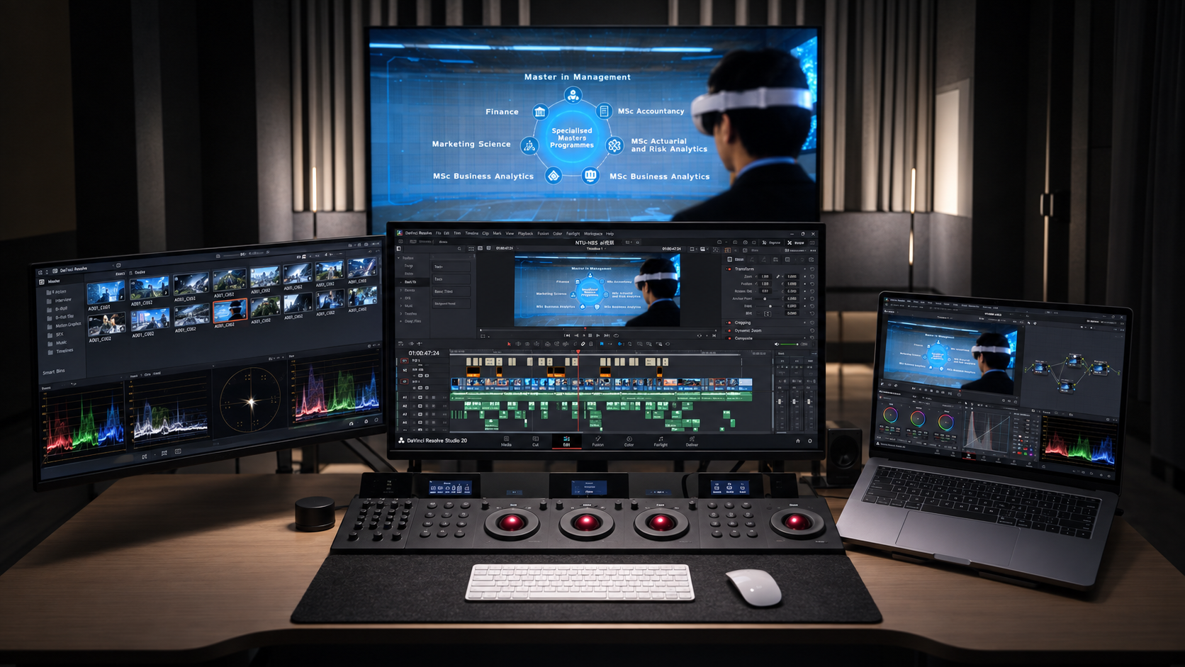 Grading and finishing suite